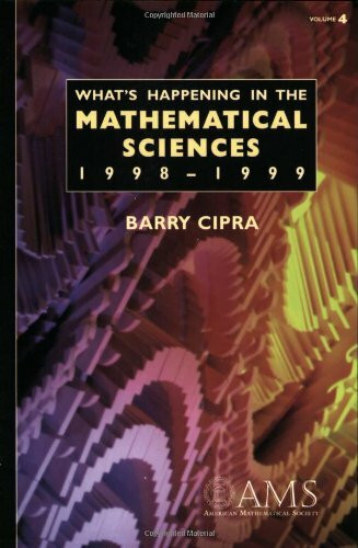 American Mathematical Society What's Happening In The Mathematical Sciences 1998-1999 (4)