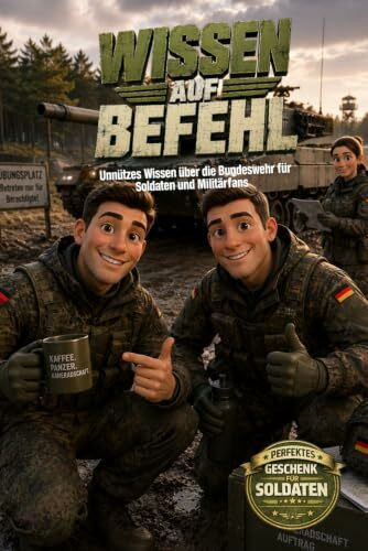 Wissen auf Befehl - Unnützes Wissen über die Bundeswehr und Militär für Soldaten und Militärfans: Geschenk für Soldaten, Reservisten, Veteranen, ... Militärwissen und Wehrtechnik