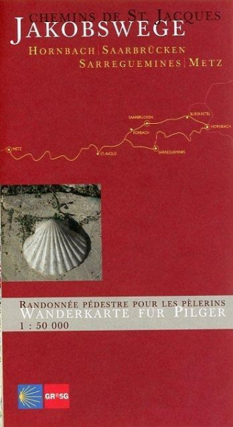 Jakobsweg Wanderkarte 1 : 50 000