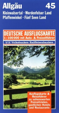 Allgäu 1 : 100 000. Deutsche Ausflugskarte. Blatt 45