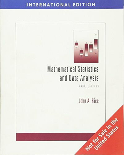 Mathematical Statistics and Data Analysis, International Edition (with CD Data Sets)