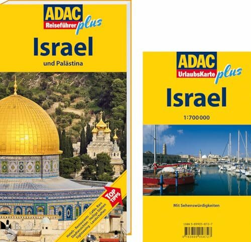 ADAC Reiseführer plus Israel und Palästina: Mit extra Karte zum Herausnehmen