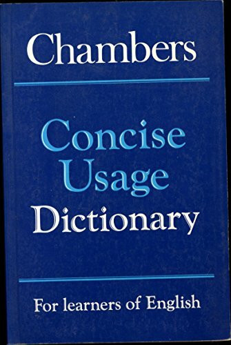 Chambers Concise Usage Dictionary (English usage)