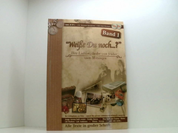 Weisst Du noch? Band 1, inkl. 2 Audio-CD's