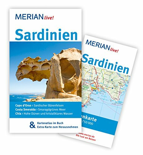 MERIAN live! Reiseführer Sardinien: MERIAN live! - Mit Kartenatlas im Buch und Extra-Karte zum Herausnehmen