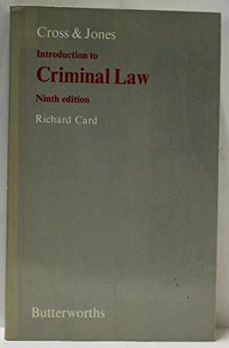 Introduction to Criminal Law
