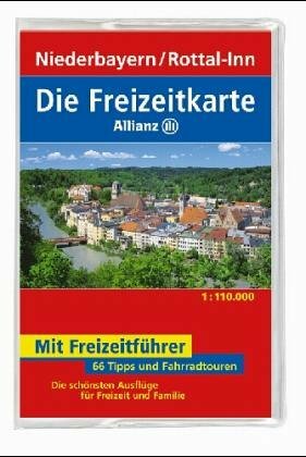 Die Freizeitkarte Allianz, Bl.65, Niederbayern, Rottal-Inn Die Freizeitkarte Allianz, Bl.65, Niederbayern, Rottal-Inn