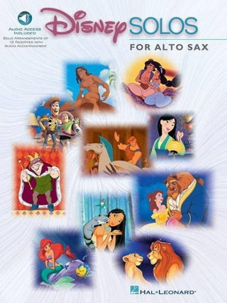 Disney Solos for Alto Sax: Play Along with a Full Symphony Orchestra! [With CD]
