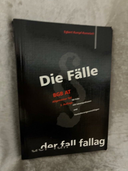 Die Fälle : BGB, AT