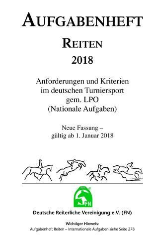 Aufgabenheft - Reiten 2018 (Nationale Aufgaben)