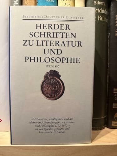 Werke. 10 in 11 Bänden: Band 8: Schriften zu Literatur und Philosophie 1792-1800