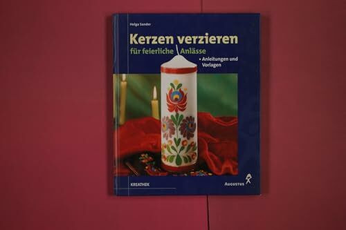 Kerzen verzieren für feierliche Anlässe