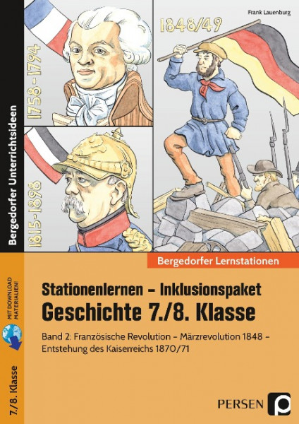 Stationenlernen Geschichte 7/8 Band 2 - inklusiv