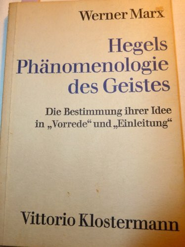 Hegels Phänomenologie des Geistes