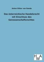 Das österreichische Handelsrecht mit Einschluss des Genossenschaftsrechtes