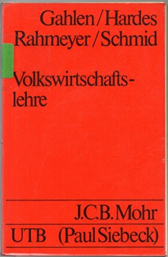 Volkswirtschaftslehre.