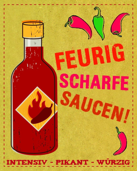 Feurig scharfe Saucen