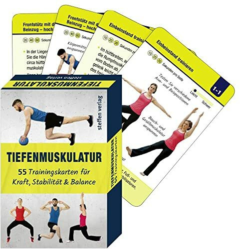 Tiefenmuskulatur: 55 Trainingskarten für Kraft, Stabilität & Balance (Trainingsreihe von Ronald Thomschke)