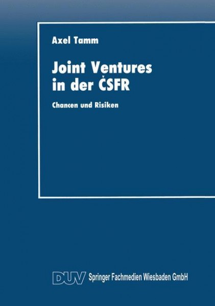 Joint Ventures in der CSFR