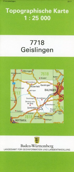 Geislingen 1 : 25 000