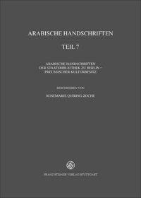 Arabische Handschriften Reihe B, Teil 7