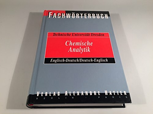 Langenscheidt Fachwörterbuch Chemische Analytik, Englisch