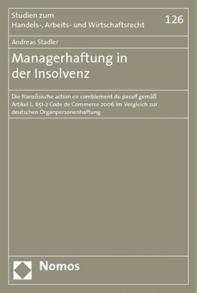 Managerhaftung in der Insolvenz