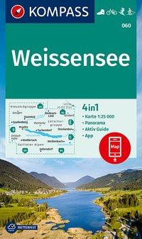 KOMPASS Wanderkarte 060 Weißensee 1:25.000