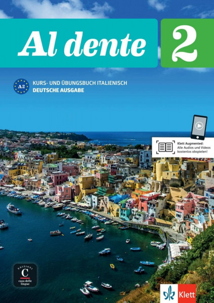 Al dente 2 A2: Deutsche Ausgabe. Kurs- und Übungsbuch mit Audios und Videos