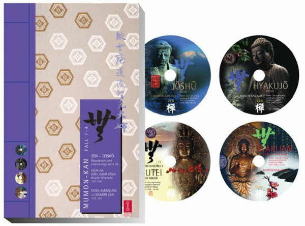 Mumon-Kan. 4 Zen-Teisho 1. Fall 1-4. Die torlose Schranke mit 4 CDs