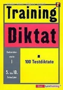 Training, Diktat, Sekundarstufe I, neue Rechtschreibung