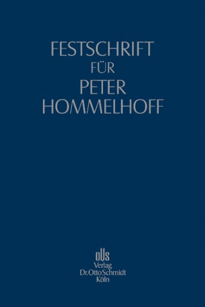 Festschrift für Peter Hommelhoff
