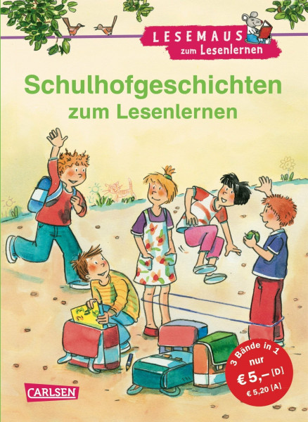 LESEMAUS zum Lesenlernen Sammelbände: Schulhofgeschichten zum Lesenlernen: Einfache Geschichten zum Selberlesen – Lesen üben und vertiefen: Zoff auf ... um die Neue!; Alarm im Zoo. 3 Bände in 1