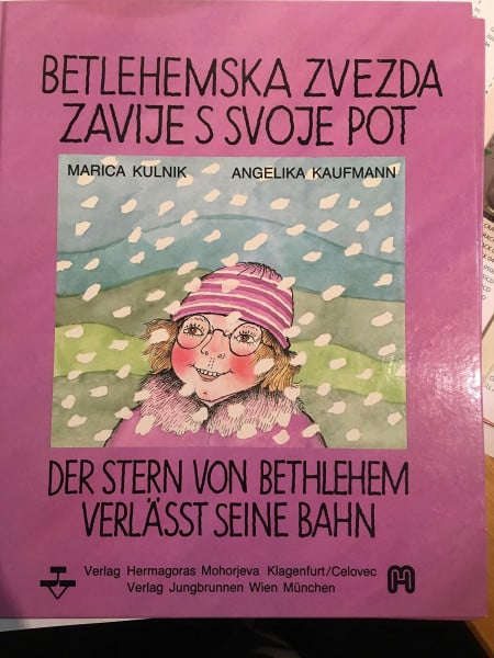 Betlehemska Zvezda Zavije S Svoje Pot. Der Stern von Bethlehem verlässt seine Bahn