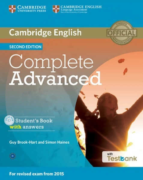 Testbank Complete Advanced Second edition. Student's Book with answers with CD-ROM with Testbank