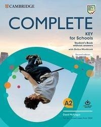 Complete Key for Schools. Student's Book without answers with Online Practice. Second Edition