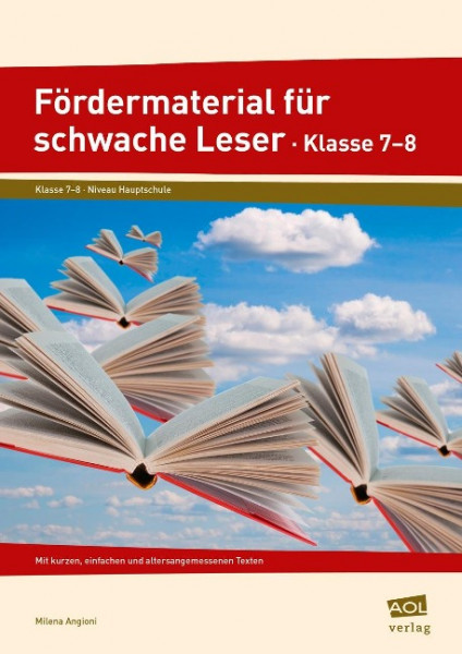 Fördermaterial für schwache Leser - Klasse 7-8