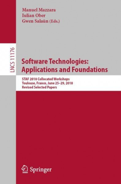 Software Technologies: Applications and Foundations