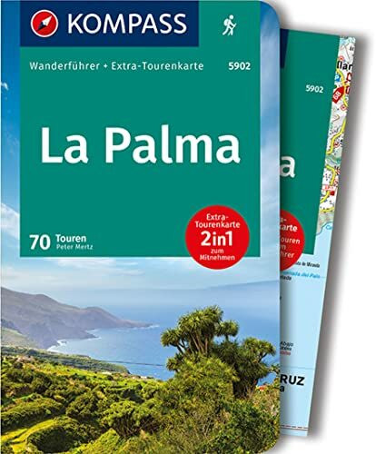 KOMPASS Wanderführer La Palma, 70 Touren: mit Extra-Tourenkarte Maßstab 1:56.000, GPX-Daten zum Download