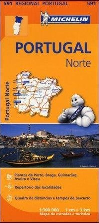 Portugal Norte - Michelin Regional Map 591