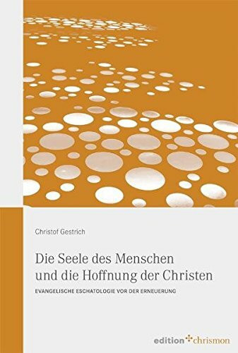 Die Seele des Menschen und die Hoffnung der Christen: Evangelische Eschatologie vor der Erneuerung (edition chrismon)