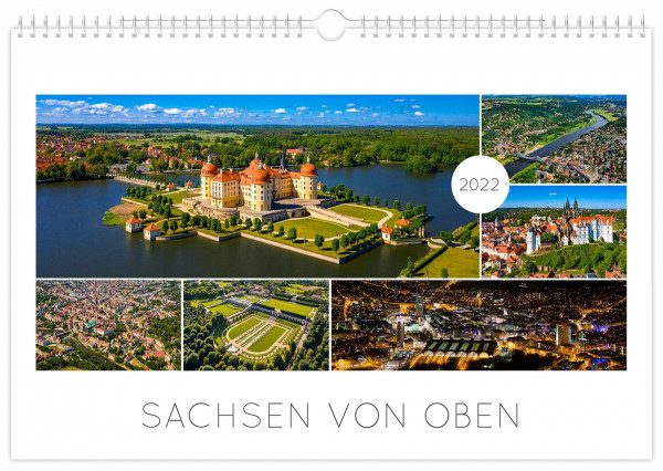 Kalender Sachsen von oben 2022
