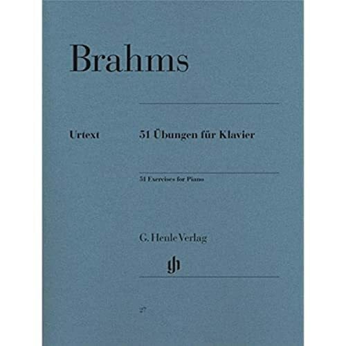51 Übungen für Klavier: Instrumentation: Piano solo (G. Henle Urtext-Ausgabe)