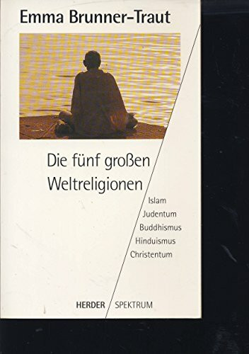 Die fünf großen Weltreligionen. Islam, Judentum, Buddhismus, Hinduismus, Christentum.