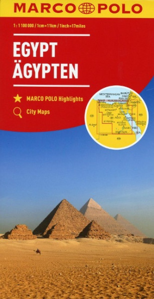 MARCO POLO Länderkarte Ägypten 1:1 100 000