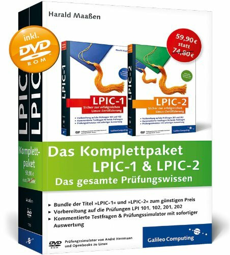 Das Komplettpaket LPIC-1 & LPIC-2: Das gesamte Prüfungswissen (Galileo Computing)