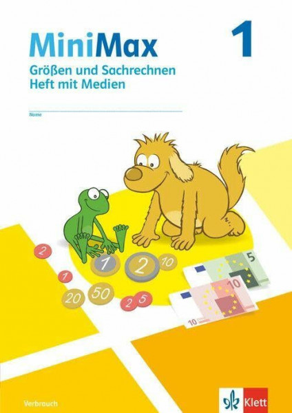 MiniMax 1: Größen und Sachrechnen - Verbrauchsmaterial mit Medien Klasse 1 (MiniMax. Ausgabe ab 2026)