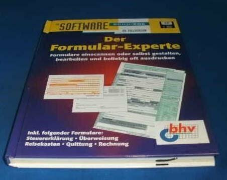 Der Formular- Experte. 3 1/2'- Diskette und Benutzerhandbuch