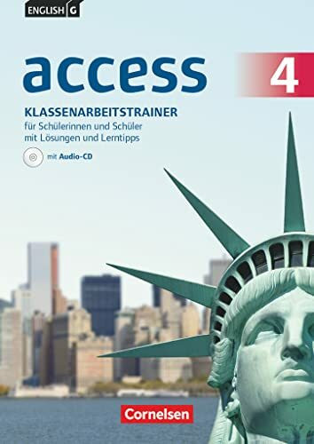 English G Access - Allgemeine Ausgabe / Band 4: 8. Schuljahr - Klassenarbeitstrainer mit Audio-Materialien, Lösungen online und Lerntipps: ... online ... Ausgabe 2014, Band 4: 8. Schuljahr)