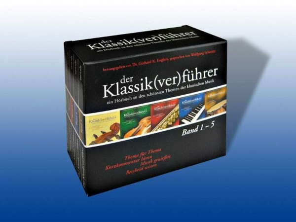 Der Klassik(ver)führer - Geschenk-Box, 5 CDs: Band 1 bis 5 des Klasssik(ver)führers in einer ansprechenden Geschenkbox